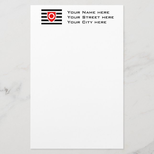 BESITZ-STOLZ-FLAGGE BRIEFPAPIER (Vorderseite)