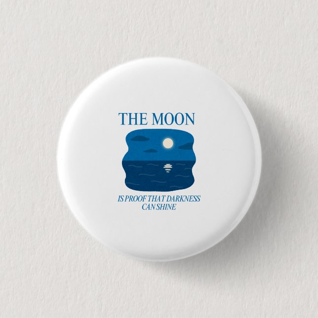 Besitze dein Anderssein - Fette Grunge-Typografie Button (Vorderseite)