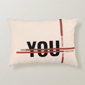 Besitze Dein Story-Shirt – Fette Motivationsbotsch Dekokissen
