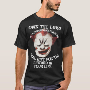 BESITZE DIE LIBS HUNDESCHEISSESCHNEEKUGELN PUNKT N T-Shirt