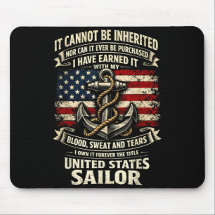 Besitzen Sie für immer den Titel Segler Militärvet Mousepad