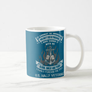 Besitzen Sie für immer den Titel US-Marine-Veteran Kaffeetasse