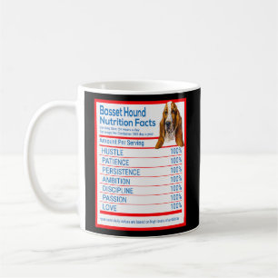 Besitzer der Basset Hound Hunde-Rasse Funny Nutrit Kaffeetasse