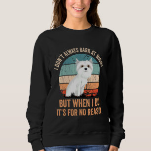 Besitzer der maltesischen Hundebarking Breed Puppy Sweatshirt