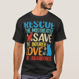 Besitzer der Vintagen Tierrettung Katze Kostümkatz T-Shirt