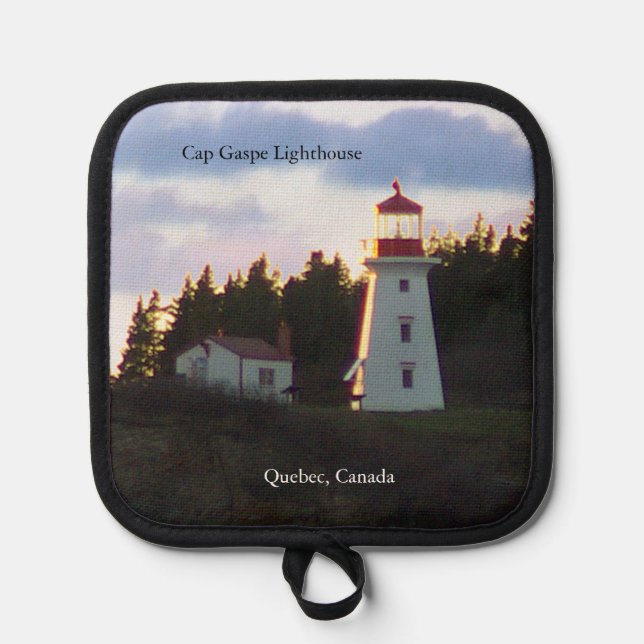 Besitzer des Cap Gaspe Lighthouse Topflappen (Vorderseite)