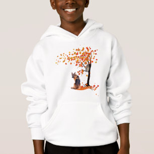 Besitzer des Hundes der deutschen Schäferhunde und Hoodie