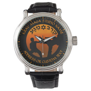 Besitzer des israelischen Kampfstudios Krav Maga Armbanduhr