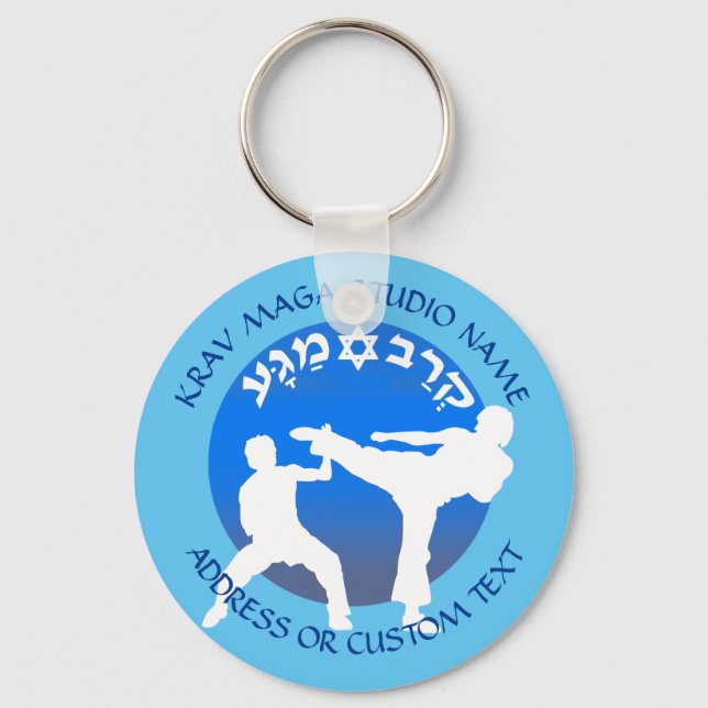 Besitzer des israelischen Krav Maga Combat Systems Schlüsselanhänger (Vorderseite)