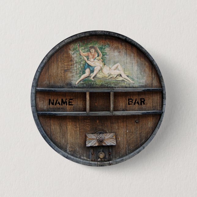 Besitzer einer Bar oder eines Pubs oder Client-Tas Button (Vorderseite)