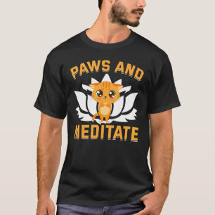 Besitzer einer Katze zum Streicheln und Meditieren T-Shirt