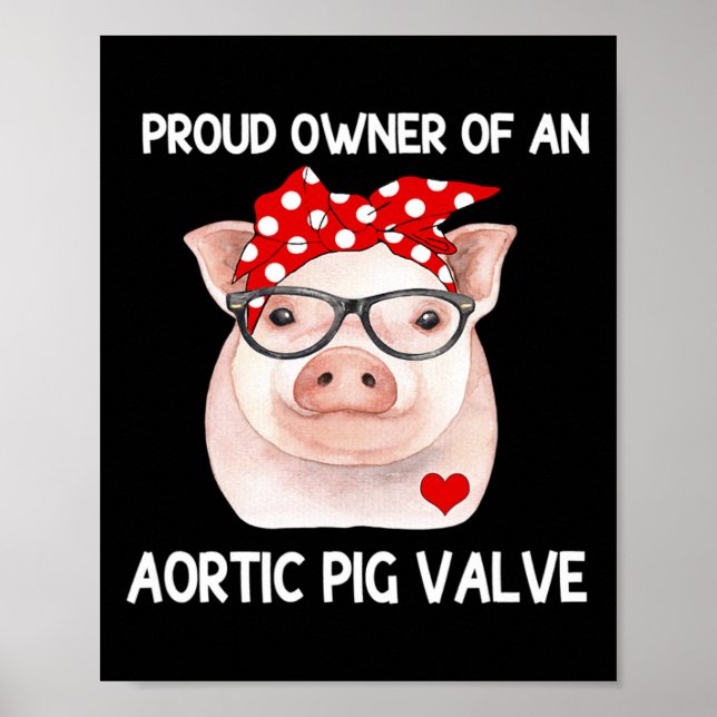 Besitzer einer ortischen Schweinebälllenkrankheit  Poster (Vorne)