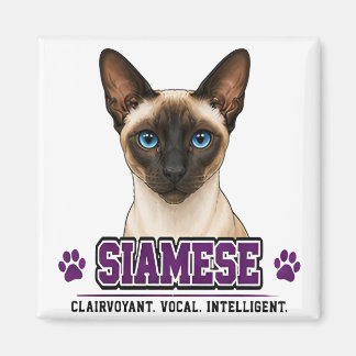 🐾 Besitzer einer siamesischen Katze - Familiensto Magnet