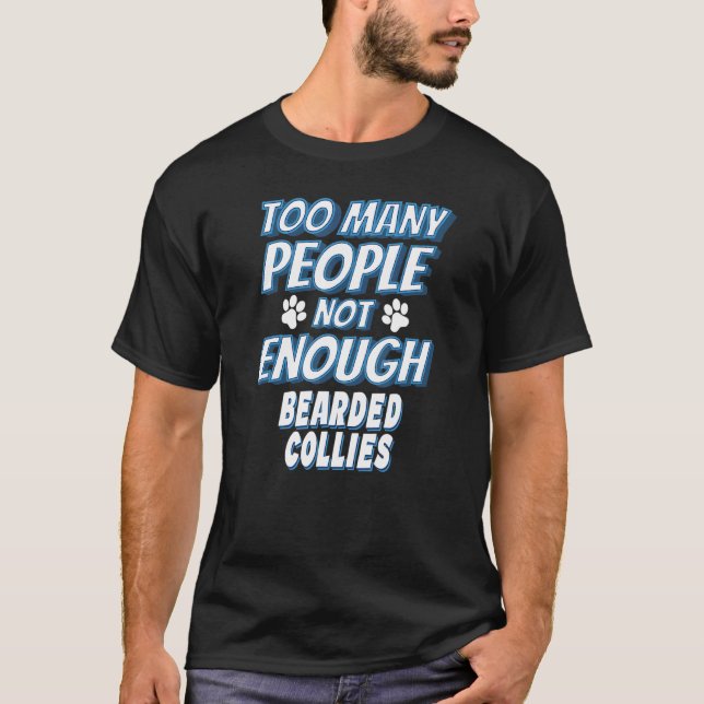 Besitzer eines Bartcollies T-Shirt (Vorderseite)