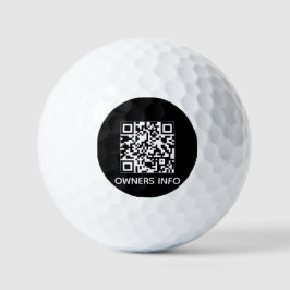 Besitzer Kontaktinformationen benutzerdefinierte Q Golfball