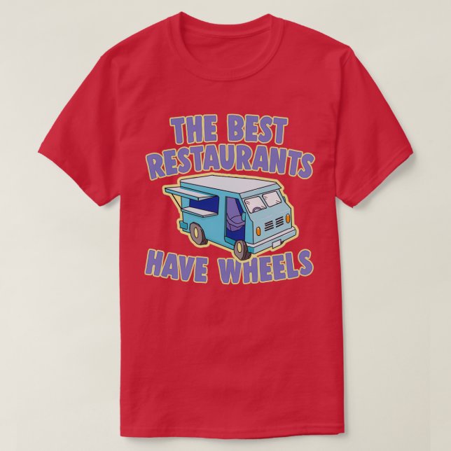 Besitzer von Lebensmittelfahrzeugen T-Shirt (Design vorne)