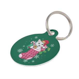 Besitzer von lustigen Katzen zu Weihnachten Katzen Haustiermarke