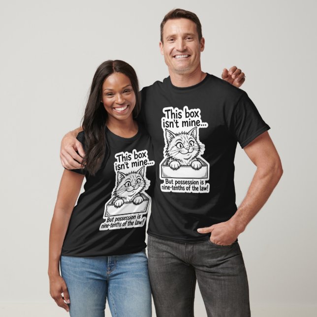 Besitzerkatze einer Box T-Shirt (Unisex)