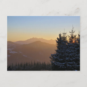 Beskid Sądecki Vue pour Tatras Carte Postale