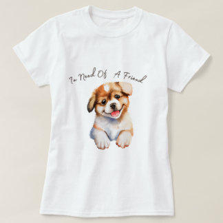 Besoin d'un t-shirt de chiot ami