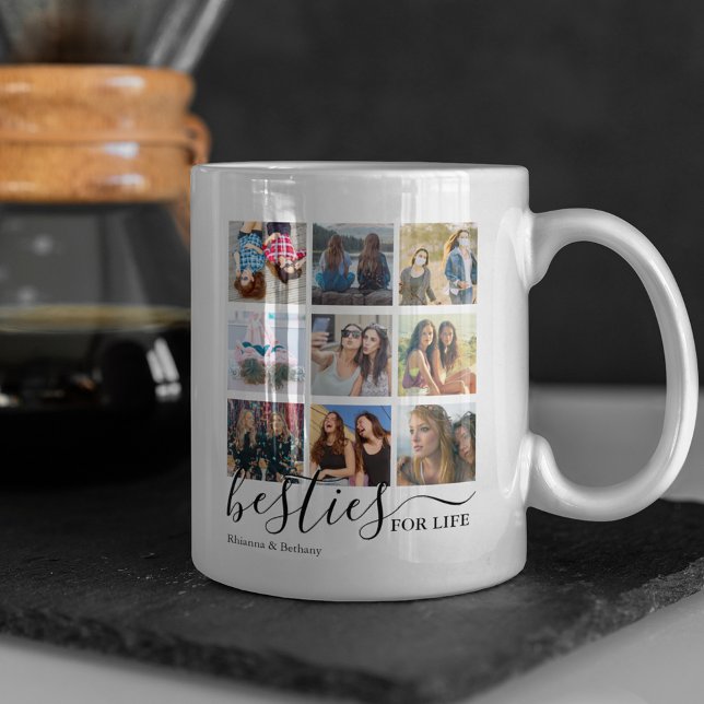 Besoins Mignons Pour La Vie Photo Collage Café Mug (Créateur téléchargé)