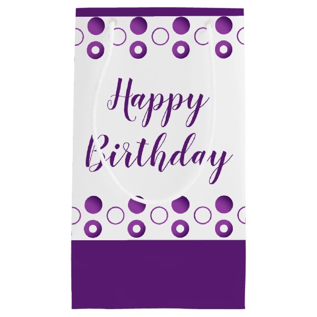 Besondere Anlass Polka-dot Design Kleine Geschenktüte (Vorderseite)