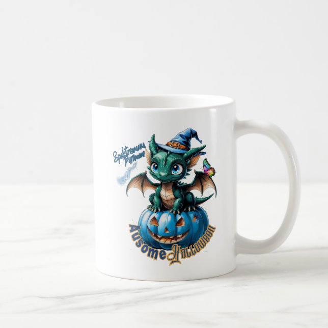 Besondere Bedürfnisse | ASD | Niedlicher Drache Kaffeetasse (Rechts)