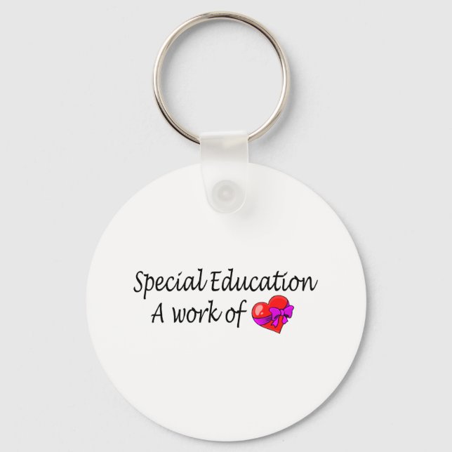 Besondere Bildung ein Werk der Liebe Schlüsselanhänger (Vorderseite)