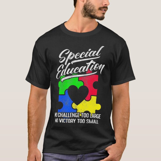 Besondere Bildung Keine Herausforderung zu hart ke T-Shirt (Vorderseite)