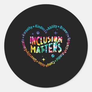 Besondere Bildung Lehrer Inklusion S Autismus _1 Runder Aufkleber