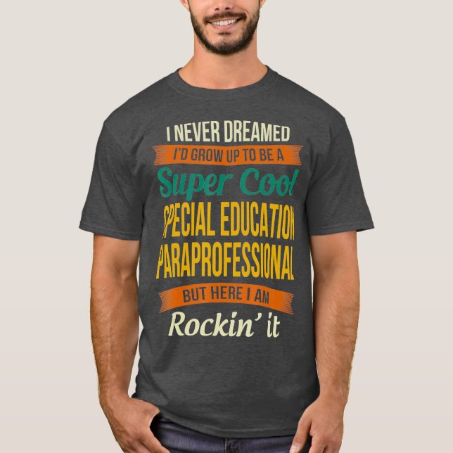 Besondere Bildung Paraprofessional T-Shirt (Vorderseite)