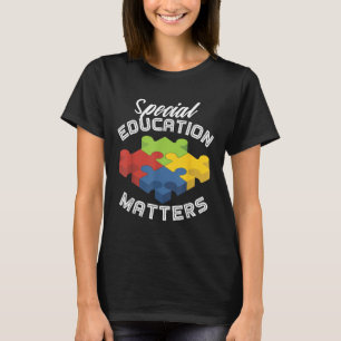 Besondere Bildung S Autismus Bewusstsein S T-Shirt