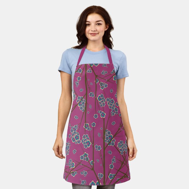 Besondere Branchen Boysenberry Medium Schürze (Getragen)