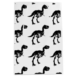 Besondere Dinosaurier-Skelettbeutel Mittlere Geschenktüte