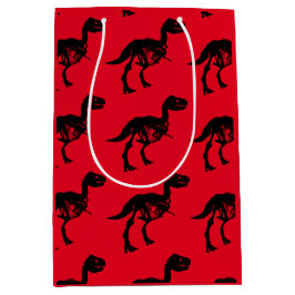 Besondere Dinosaurier-Skelettbeutel Mittlere Geschenktüte