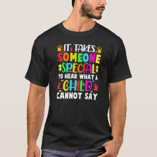 Besondere Ed Paraprofessional Niedlich Teacher Bil T-Shirt