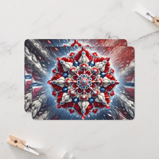 Besondere Einladungen für Norwegen Design (Vorderseite/Rückseite Beispiel)