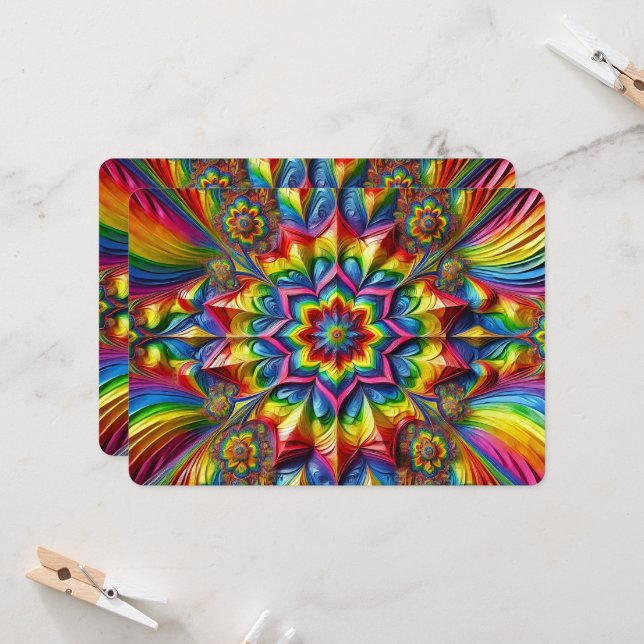 Besondere Einladungen zum LGBTQ-Design (Vorderseite/Rückseite Beispiel)