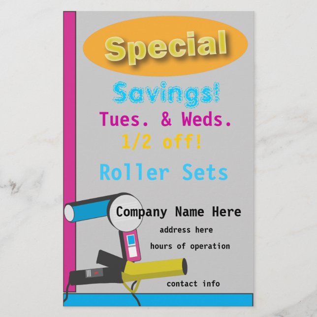 Besondere Ersparnisse! Flyer (Vorne)