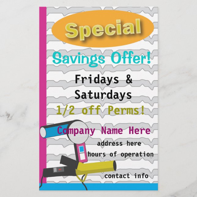 Besondere Ersparnisse! Flyer (Vorne)