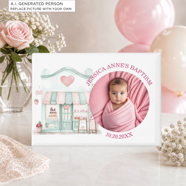 Besondere Foto Mädchen Taufgeschenk Magnet (Von Creator hochgeladen)