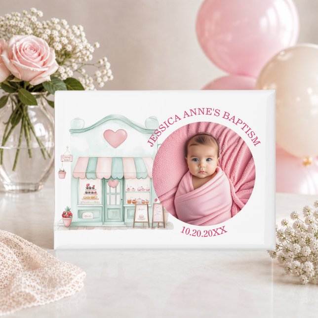 Besondere Foto Mädchen Taufgeschenk Magnet (Von Creator hochgeladen)