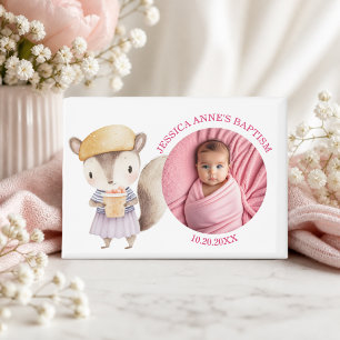 Besondere Foto-Taufgeschenke für Mädchen Magnet