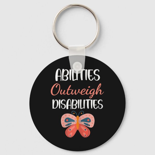 Besondere Geschenke für Bildungen - Abilities sind Schlüsselanhänger (Vorderseite)