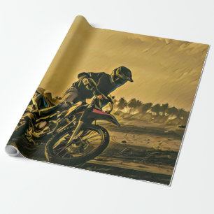 Besondere Geschenke für Motorradfahrer Geschenkpapier