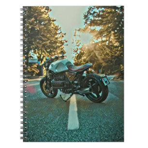 Besondere Geschenke für Motorradfahrer Notizblock