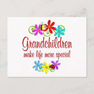 Besondere Grandkinder Postkarte