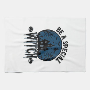 Besondere Hexen Halloween Vintage Gravur Design_1 Geschirrtuch