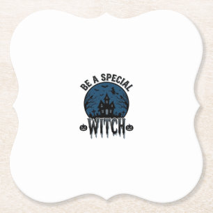 Besondere Hexen Halloween Vintage Gravur Design_1 Untersetzer