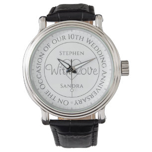 Besondere Hochzeitsjubiläum Armbanduhr